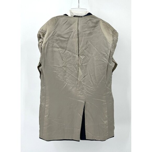 vintage 90s PAUL STUART jacket blazer sport coat two button wool tweed blue 39R - Picture 11 of 14